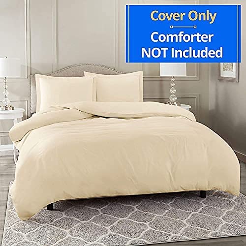 AURORA PLUS 100% Pure Egyptian Cotton King Beige Sheet Set 400 Thread Count- 3 Piece- Sateen Weave- Long Staple Combed Cotton-Extra Soft Smooth Silky- Sateen Weave (King,Beige)